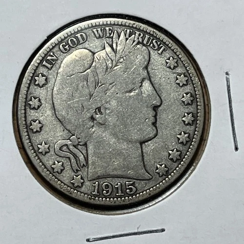 1915 D 50C Barber Half Dollar