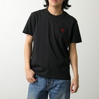 Ami Paris T-Shirt Herren Ami De Coeur Kurzarm Rundhalsausschnitt Cut And Sew ...
