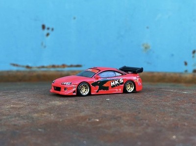 CUSTOM MADE Hot Wheels HKS Mitsubishi Eclipse Automotive Clearcoat Premium