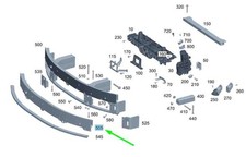 MERCEDES-BENZ EQS SUV X296 Frontquerträger A2966204300 NEU ORIGINAL