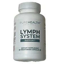 Pure Health Research Lymph System Support 60 Capsules EXP 11/2026