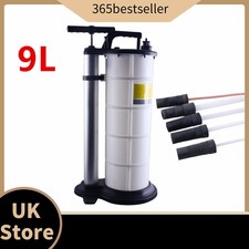 Engine Oil Brake 9L Fluid Extractor Removal Transfer Vacuum Suction Hand Pump UK