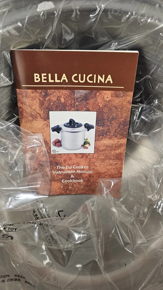 Bella Cucina 拉链炊具压力锅 9 夸脱全新带盒。 P3 — 第 2/4 张图片