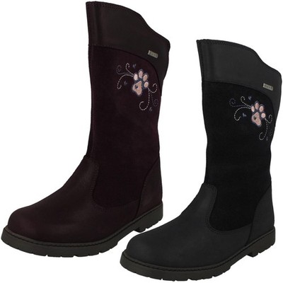 Startrite Girls Paw Detailed Aqua-Rite Mid Calf Boots - Splosh