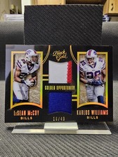 🇨🇦 2015 Panini BlackGold Golden Opportunity LeSean McCoy Karlos Williams 16/49