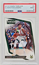 2018 Panini Threads GIANNIS ANTETOKOUNMPO Basketball Card PSA 9 MINT