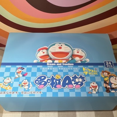 哆啦A梦 Doraemon Clip-On PVC Animation Keychain Set Collectible 24 PCS