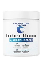 Denture Adhesive Remover & Cleaner-Fizzing Magic Powder– Stain Removal, Adhesiv