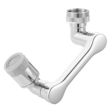 KFFKFF 1080  Rotating Faucet Extender with Dual Spray Modes Adjustable Sink NEW 