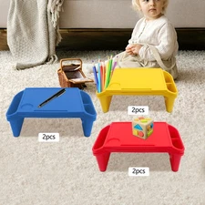 Kids Lap Desk Tray Set - Versatile & Compact for Writing, Eating, Games