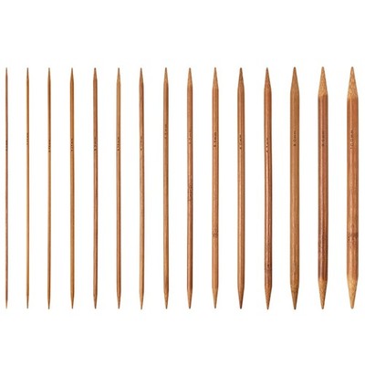Bambus-Stricknadelset Knitpicks, 75-Teilig, 20 Cm, Doppelspitzig E7R24268