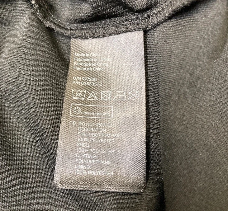 H&M Sommerkleid Bodenlang Gr S 36 Schwarz - Bild 4 von 4