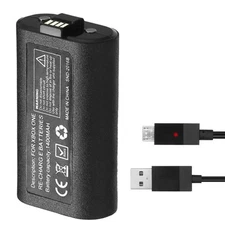 Rechargeable Battery Pack For Xbox One Series S X Controller w/ Charging Cable