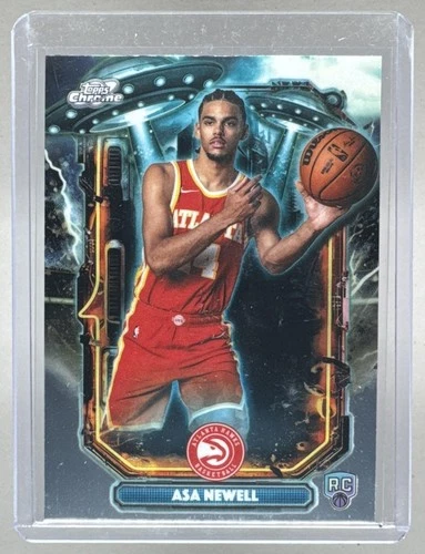 Asa Newell 2025 Topps Cosmic Chrome #ET-20 Extraterrestrial Talent Rookie RC