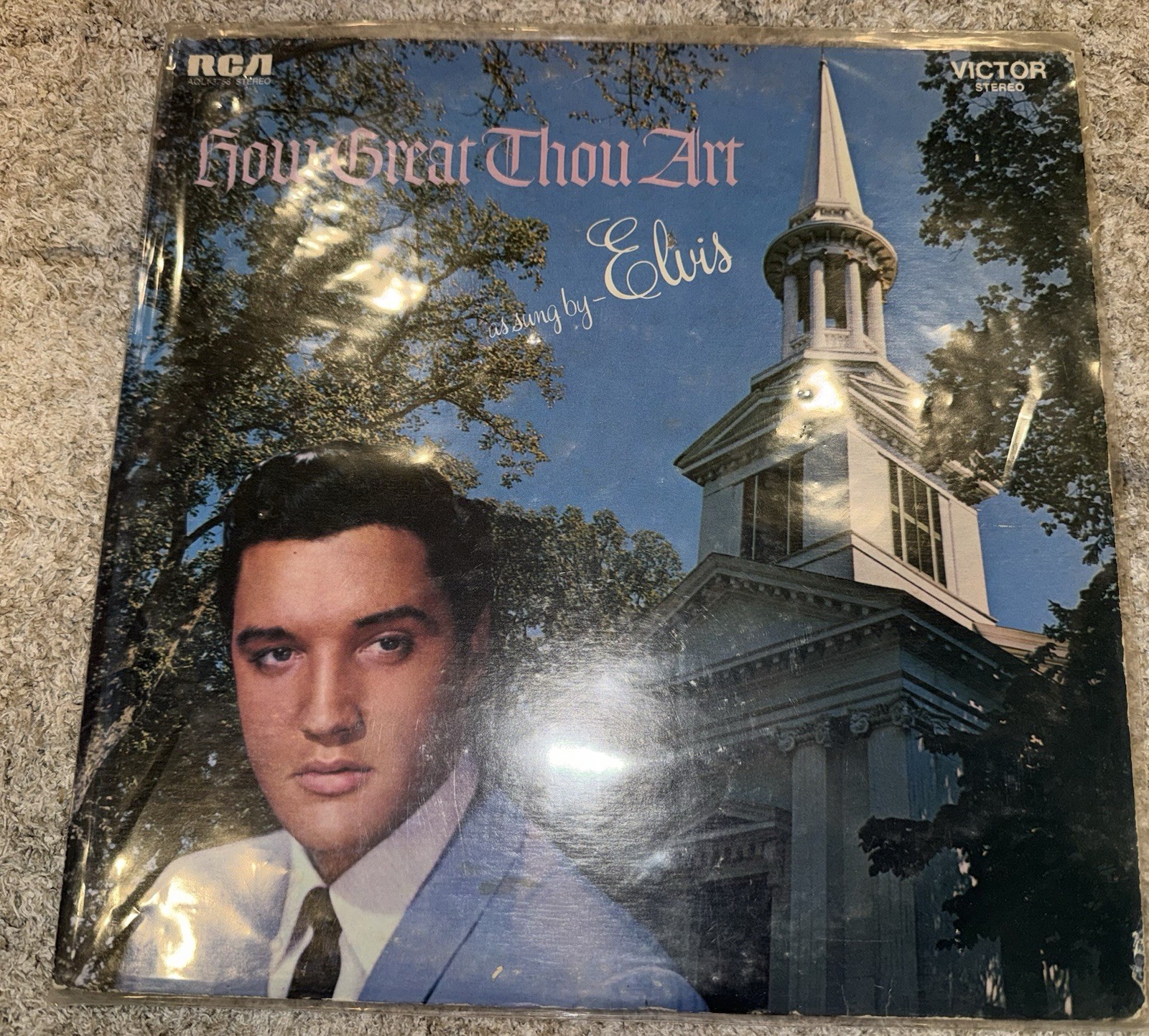 Elvis Presley How Great Thou Art RCA LSP 3758 Record LP In Shrink Plastic