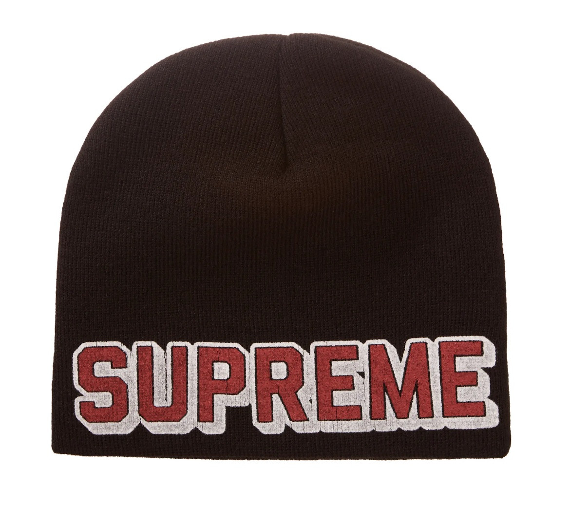 🐉 Supreme Dragon Cuffless Beanie - Black - FW23 - Brand New