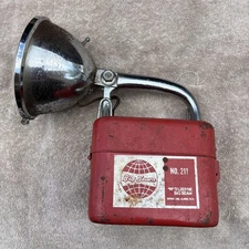 Vintage Big Beam No. 211 Portable Electric Hand Lamp Tested