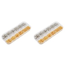 2 PCS Binderinge F&uuml;r Schmuck Schmuckzubeh&ouml;r Sprungringe Schmuckherstellung