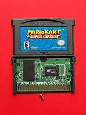 Mario Kart: Super Circuit Nintendo Game Boy Advance Authentic Saves Multiplayer