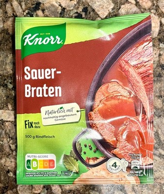 2 Packs Knorr Authentic German Sauer Braten sauce mix