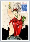 #2224 Statue of Liberty French Stamp FDC Maxi Card