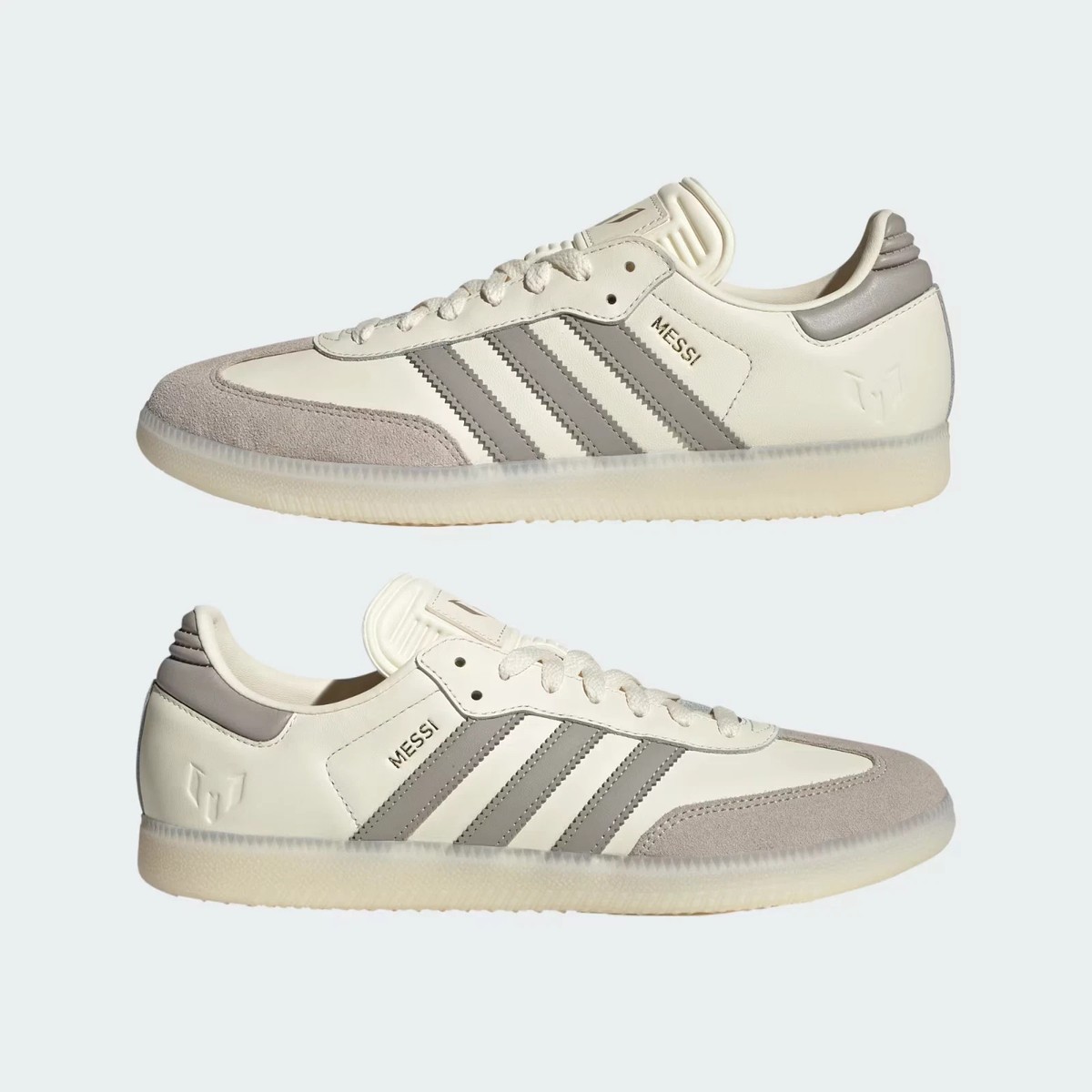 Adidas Samba Indoor x Lionel Messi \'Cream White\' JQ0266 Multi Size Lionel Messi x adidas Samba Cream White JQ0266 main image 2
