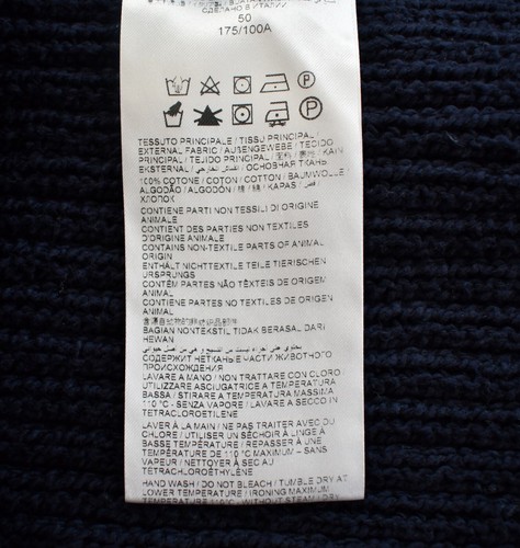 $1750 New BRIONI Navy 100% COTTON Rib Men's Cardigan 2-Button Jacket IT-50/M - Picture 22 of 22