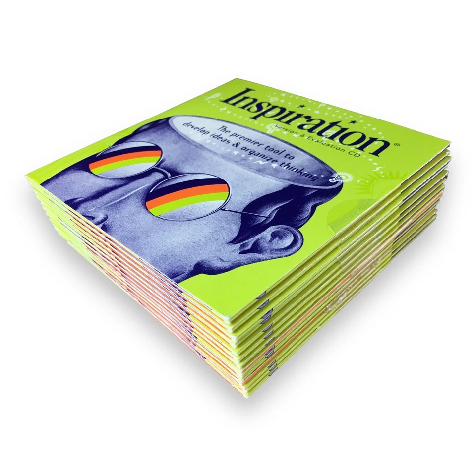 批量 14 件 Inspiration 6 评估程序 CD-ROM Windows/Mac 版本 6 学生 — 第 2/4 张图片