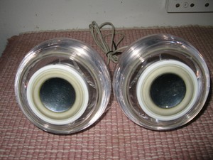 Apple Pro Harman Kardon M6531 Clear Round Speakers for G4 Imac