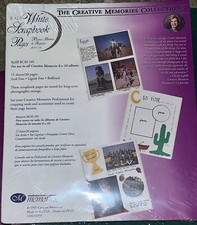 Creative Memories 8" x 10" White Scrapbook Pages 1 Pack of 15 Refills New Sealed