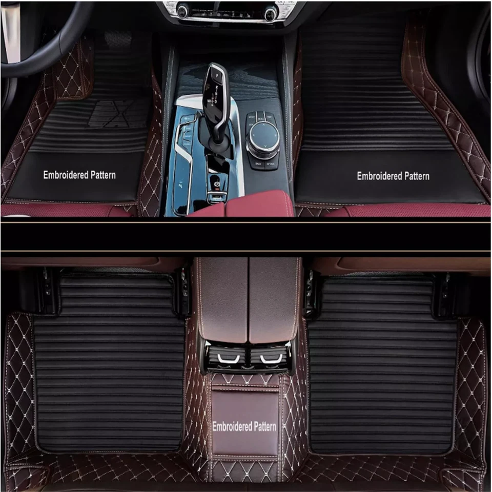 For Aston Martin Car Floor Mats DB9 DBX Custom Waterproof Auto Carpets Liner Rug - Image 3 of 4