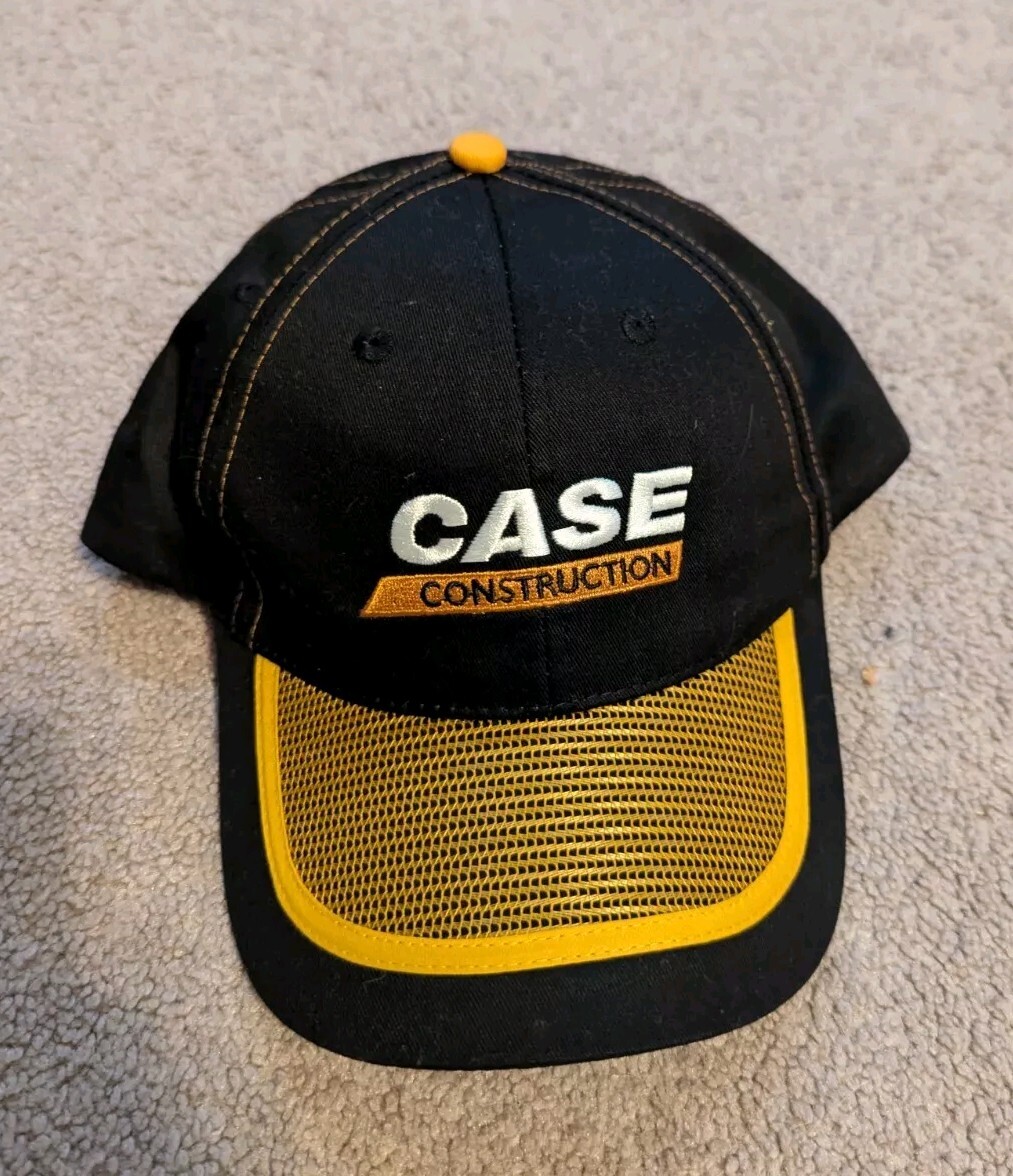 Case Construction Black Yellow Hat Baseball Ball … - image 1