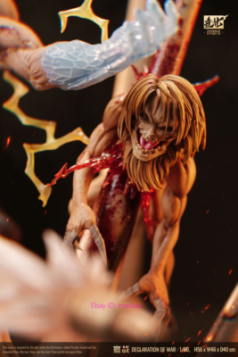 Figura De Acción Eren Jaeger De 29 Cm – Forma De Combate Colosal – Estatua Estática De PVC De Attack On Titan