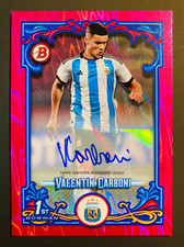 2022-23 Topps Fileteado Argentina Valentin Carboni Auto Pink rookie card RC /50