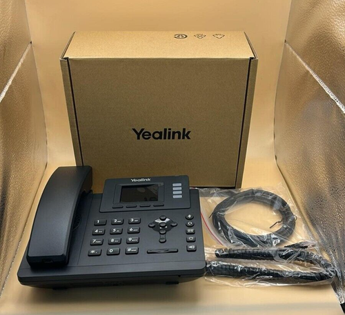 Yealink SIP-T33G Einsteiger IP Power over Ethernet schnurgebundenes Telefon mit 4 Leitungen - Bild 2 von 4