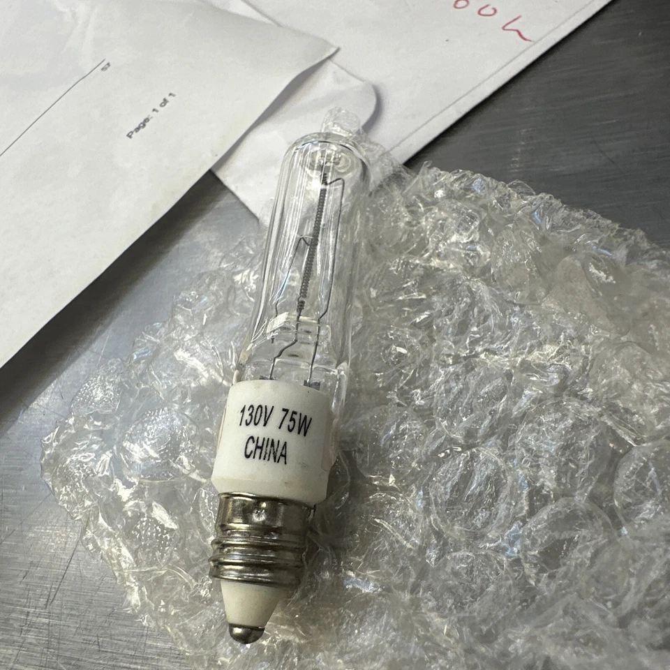 75Q/CL/MC   75 WATT E11  MINI CAN  BASE HAL BULB 10 PACK - Image 4 of 4