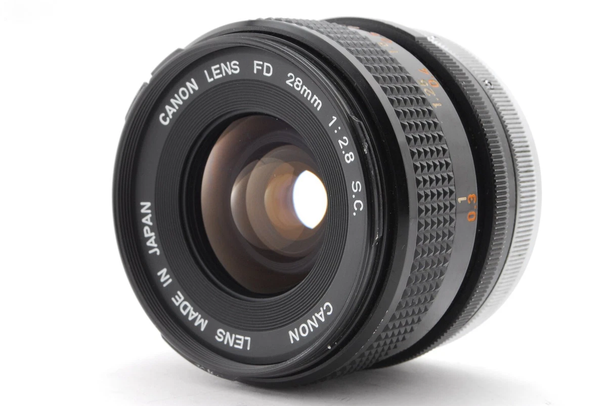 レンズ(単焦点) Canon FD s.c. 28mm f/2.8 Amazon.com : Canon 28mm f/2.8 Manual Focus FD Mount Lens (Renewed