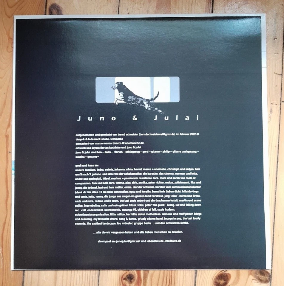 JUNO & JULAI 12" Vinyl White | NM NEUWERTIG | 2002 Lebensfreude | HARDCORE PUNK - Bild 3 von 4
