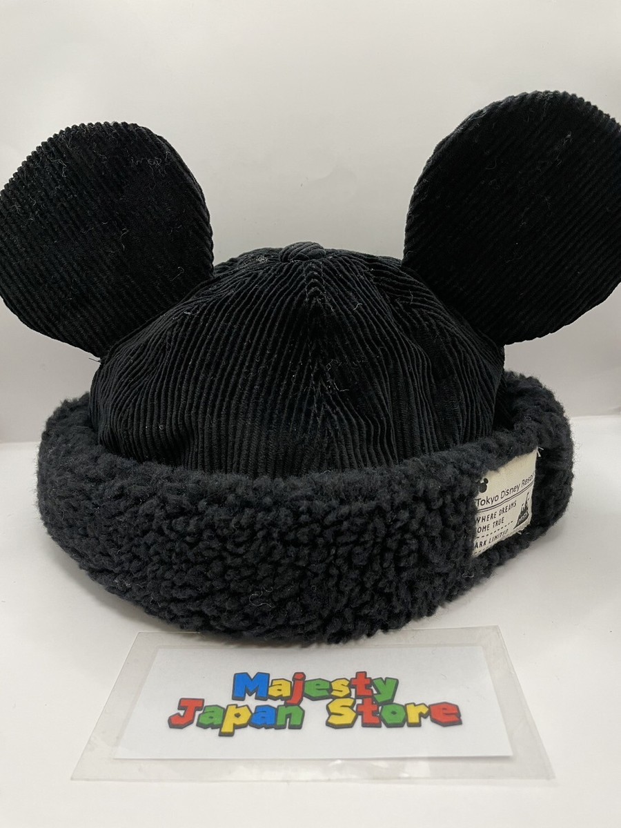 Tokyo Disney Resort Cap 2set Corduroy Boa Fluffy Hat Ears
