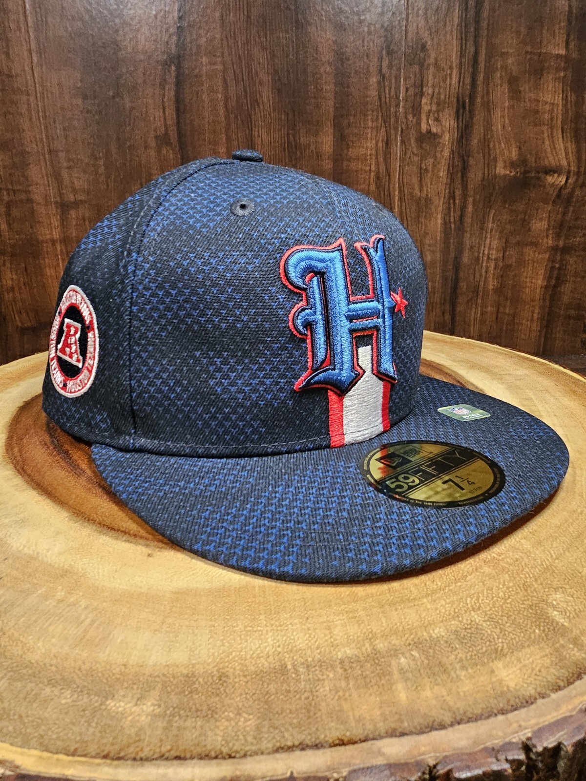 Houston Texans New Era 59Fifty Fitted Hat Cap Size 7 1/4 NFL H Town New Logo