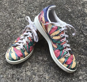 adidas originals stan smith printed trainers