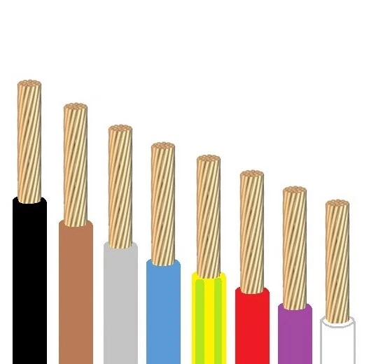 KEINE ANGABE H07V-K 10mm² 2,00€ /m Verdrahtungsleitung Litze Einzelader flexibel wählbar