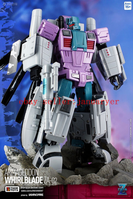 Perfect Zetatoys Za-02 Armageddon Whirlblade Action Figure