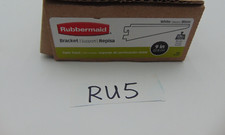 Rubbermaid 9” Twin Track WHITE Shelf Brackets FG4C0402WHT (6 Pack) Lot