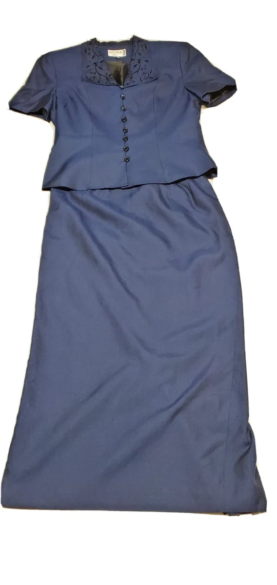 Kasper embroidered skirt hotsell