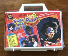 Vintage Face Paint With Glitter Kit Adults Kids Clowns NEW Sealed