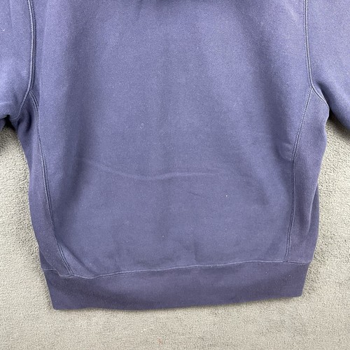 Champion Reverse Weave Hoodie Mens Size M Blue Long Sleeve Pullover Sweater - Picture 13 of 13