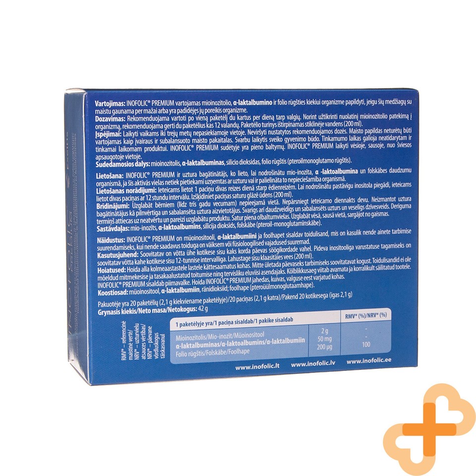 Inofolic Combi Premium 20 Packets Sachets Food Supplement For Pregnant