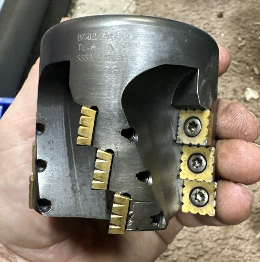 Valenite 3" 15 Insert Face Mill Shell Milling Cutter SerraSineIII 11/4