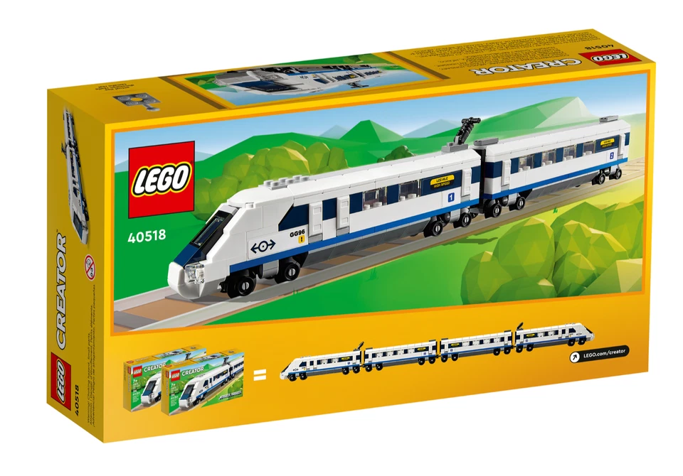 Lego 40518 High-Speed Train-Ships Next Day! - Image 3 of 3